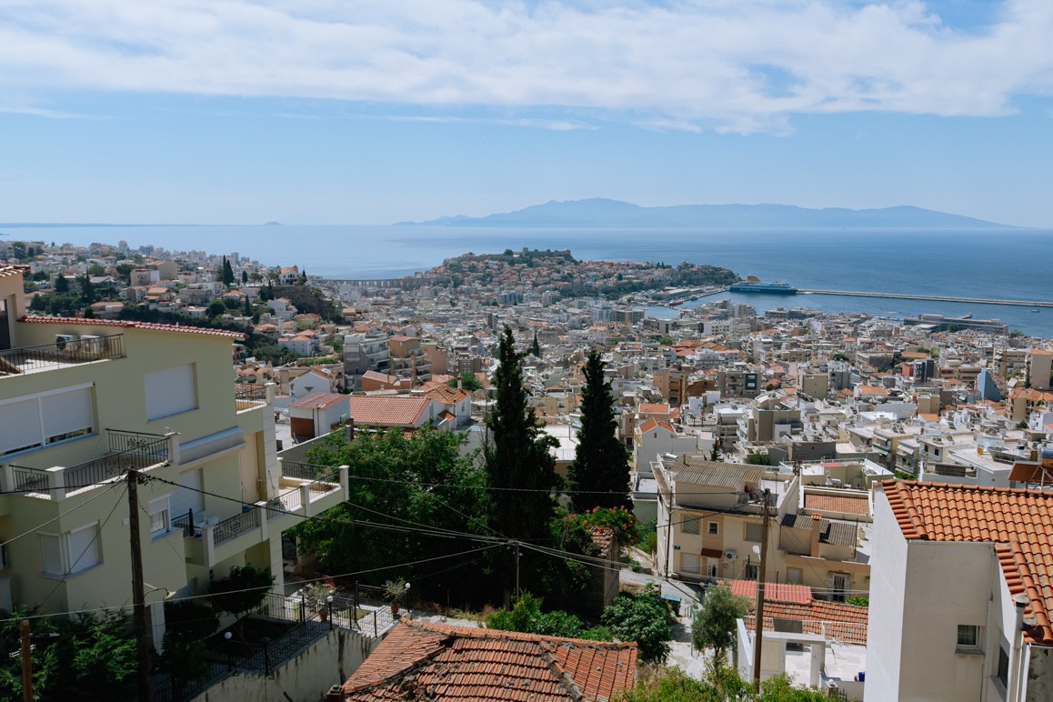 Newly built apartment with panoramic view of the port of Kavala