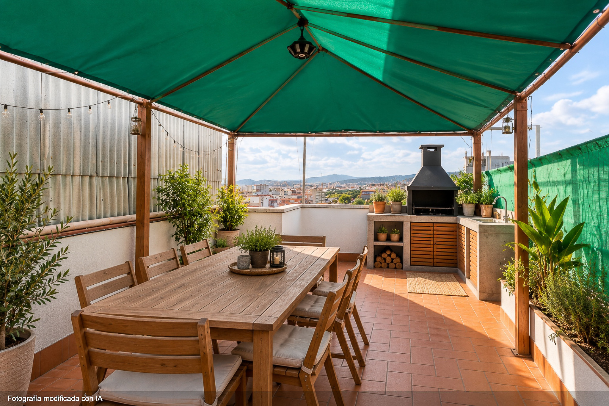 Exceptional duplex penthouse with private terrace in Bufala