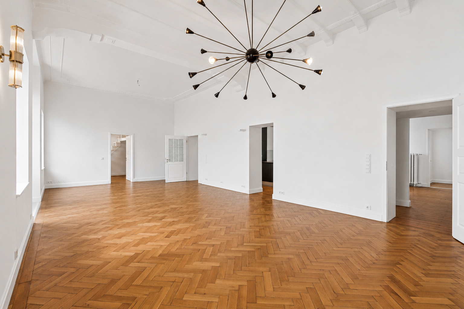 Elegant historic apartment in a prime urban location [AI-modified]