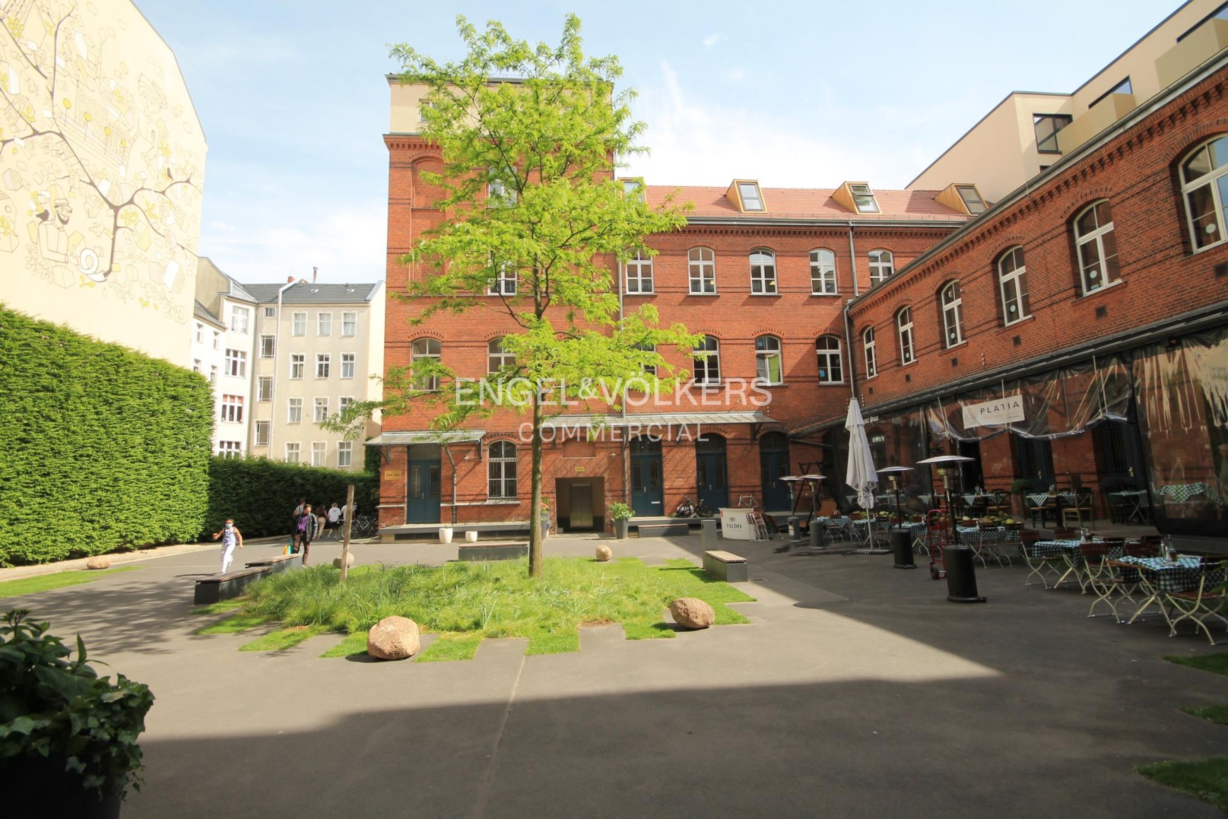 Arbeiten im historischen Gebäude