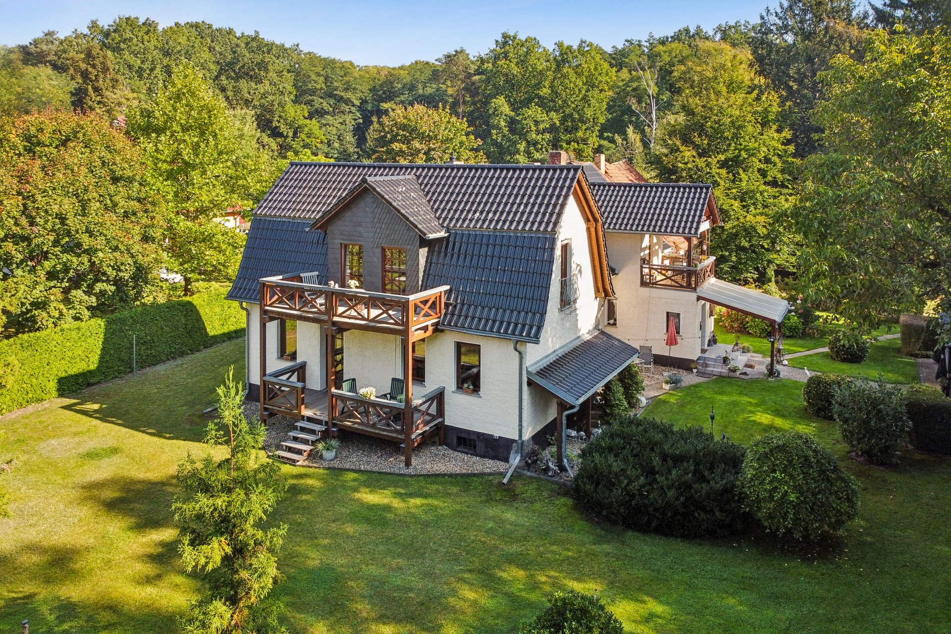 Wohnen am Wasser in Heidesee-Bindow: Ein Haus mit Geschichte, ein Grundstück wie ein eigener Park und 70 Meter Ufer