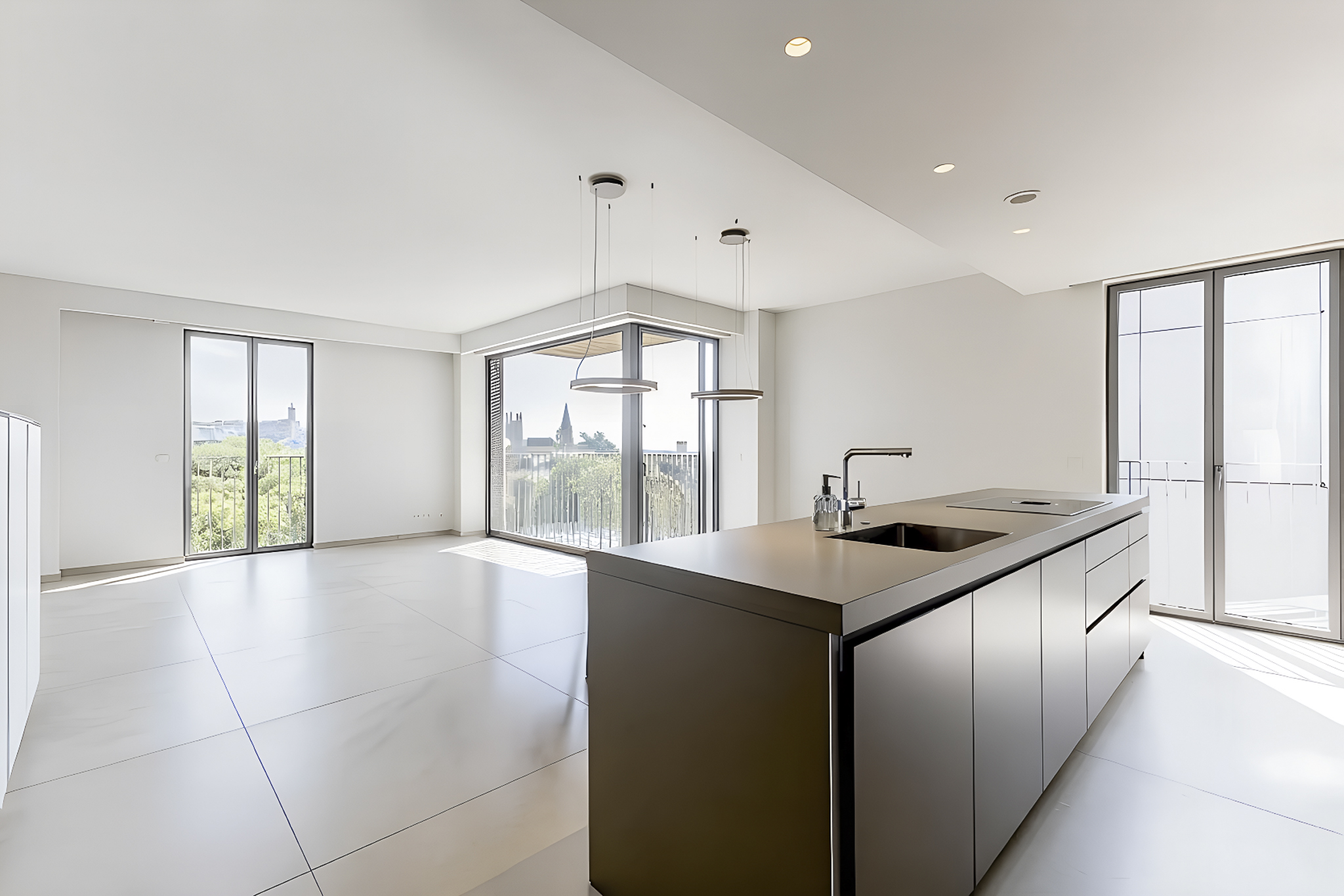 Exclusive high, bright, exterior apartment with terrace in Sarrià