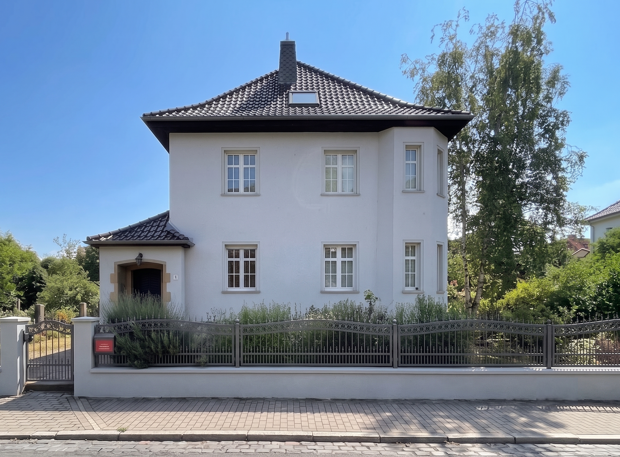 Stadtvilla in Weißenfels mit Kaminofen und großzügigem Gartenbereich