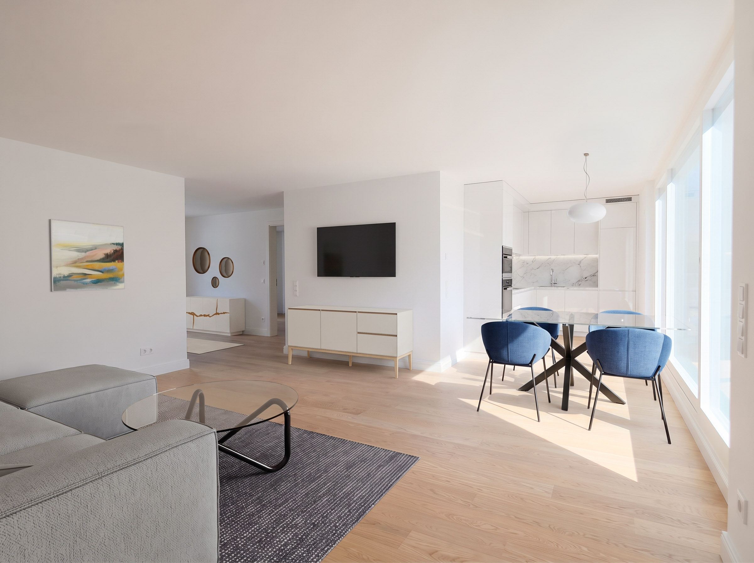 Gehobener Erstbezug - moderne 2-Zimmer-Wohnung mit sonnigem Südbalkon