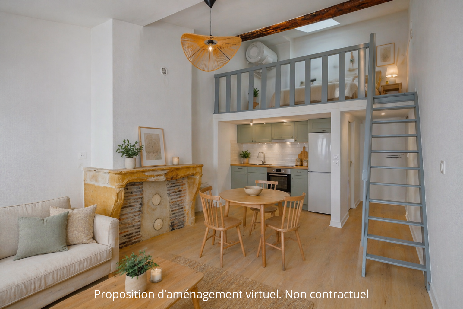 Studio with mezzanine - Chestnut Tree Street