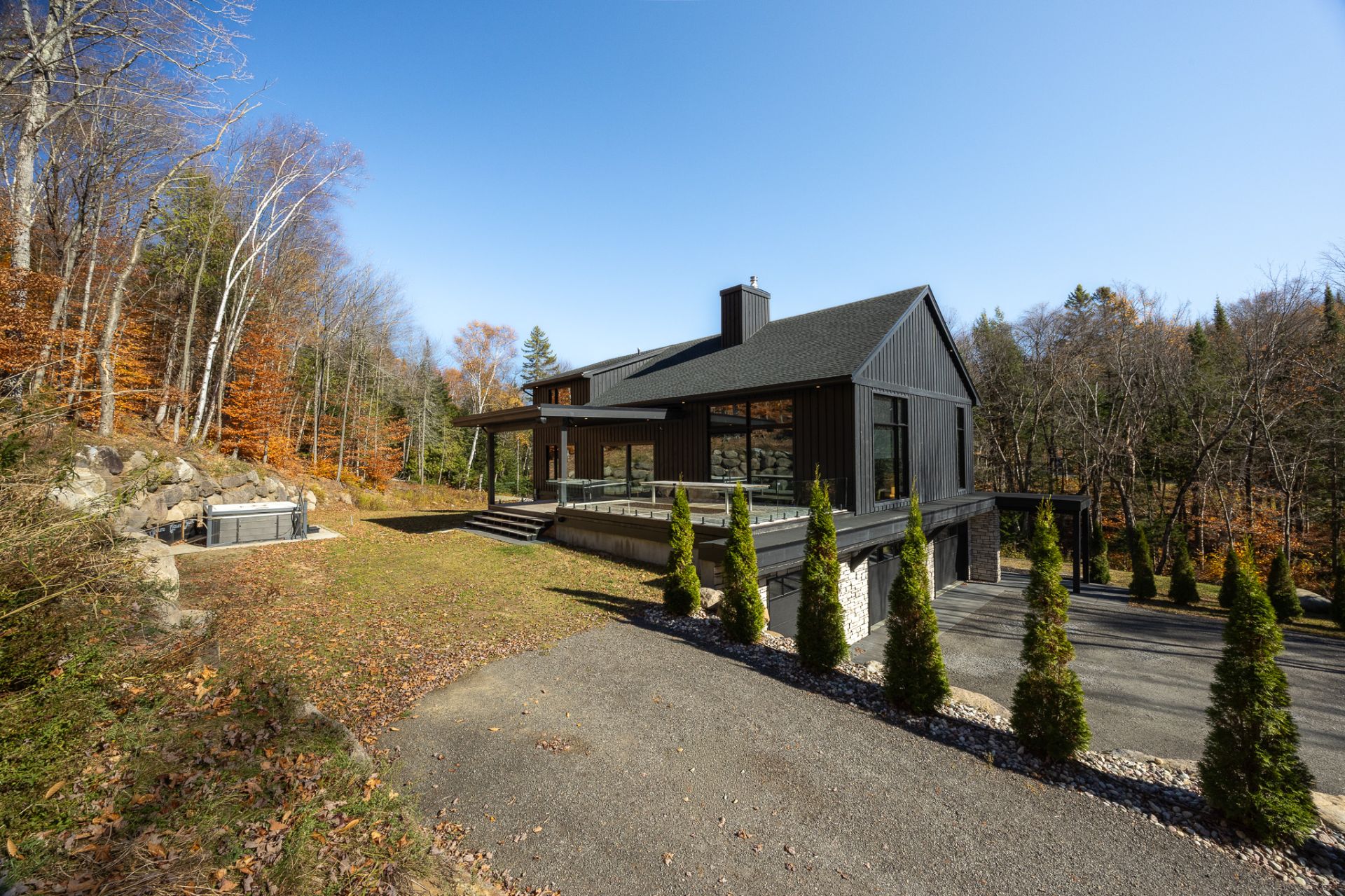 This magnificent residence offers big airy living spaces.