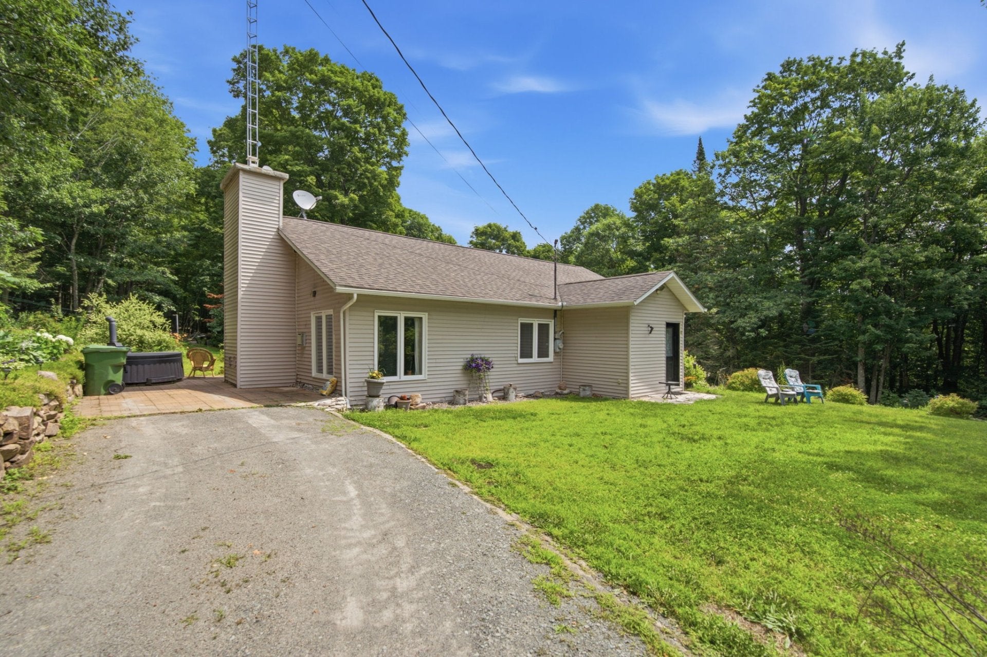 Beautifully landscaped with a magnificent view of lake