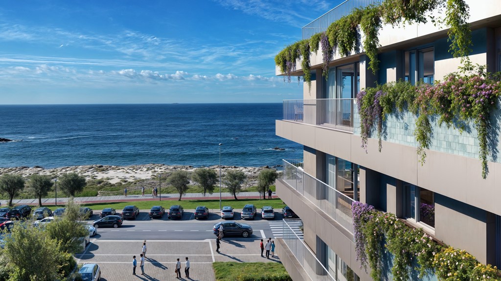 4-Zimmer-Maisonettewohnung mit Meerblick in Canidelo