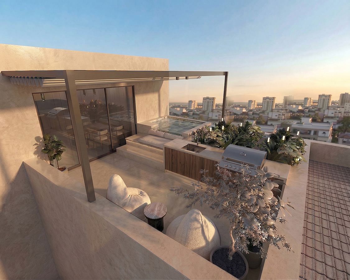 Elegant penthouse maisonette with sea view in Upper Voula – Dikigorika