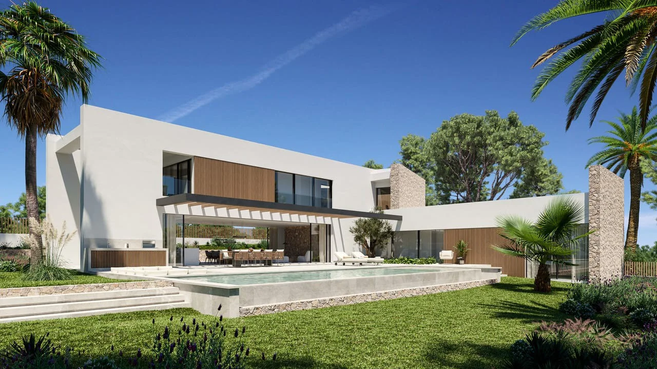 El diseño se une a la exclusividad - nueva villa en Nova Santa Ponsa