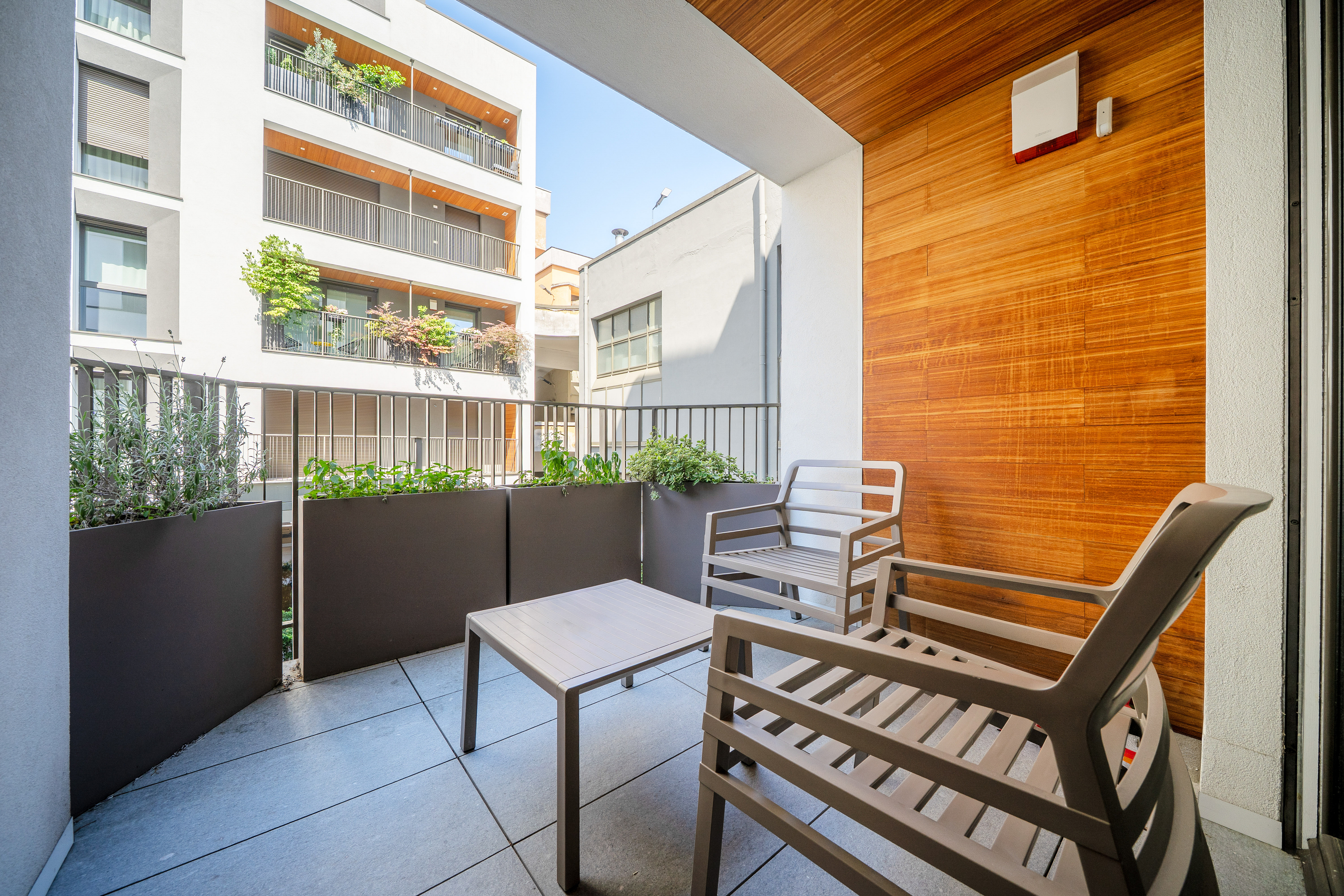 Bright newly built one-bedroom apartment on Menotti Street