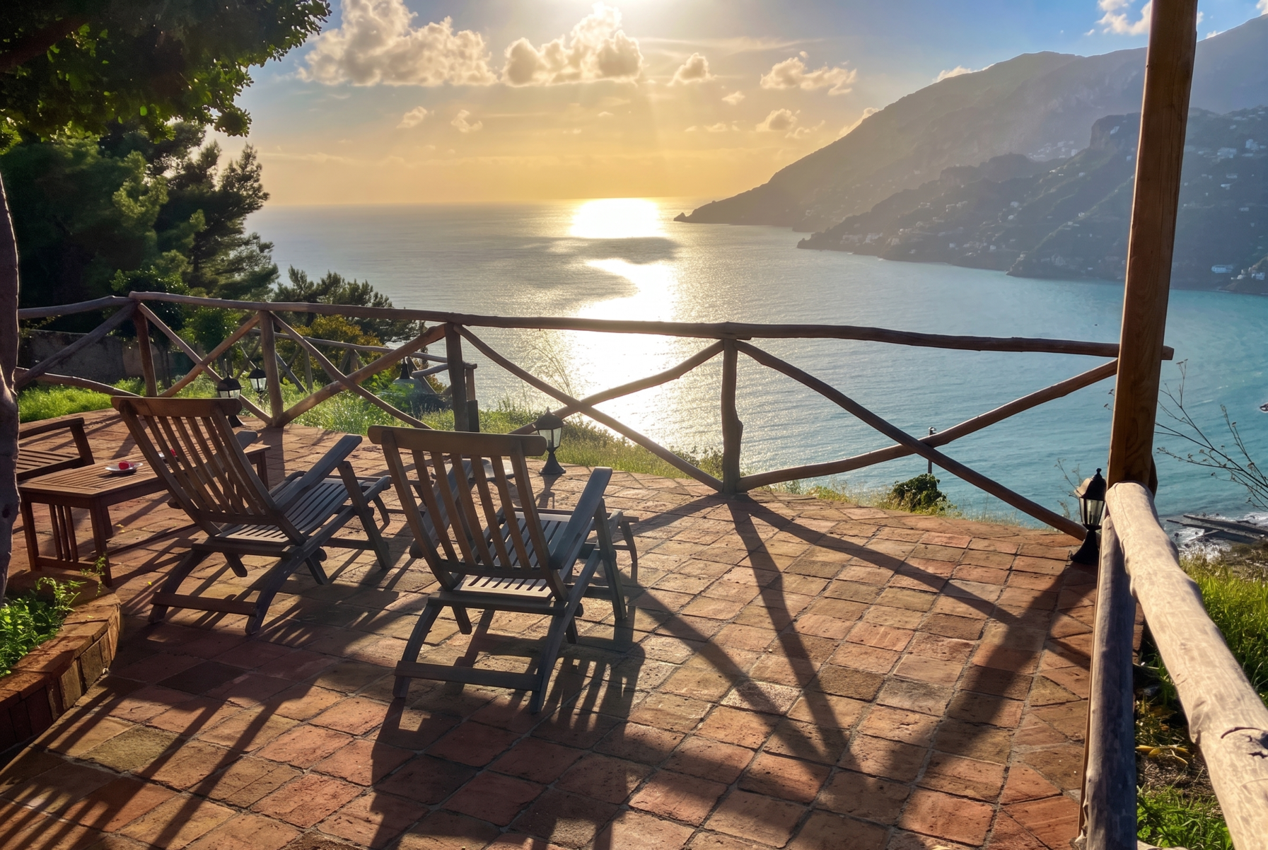 A majestic view from the heights of Maiori