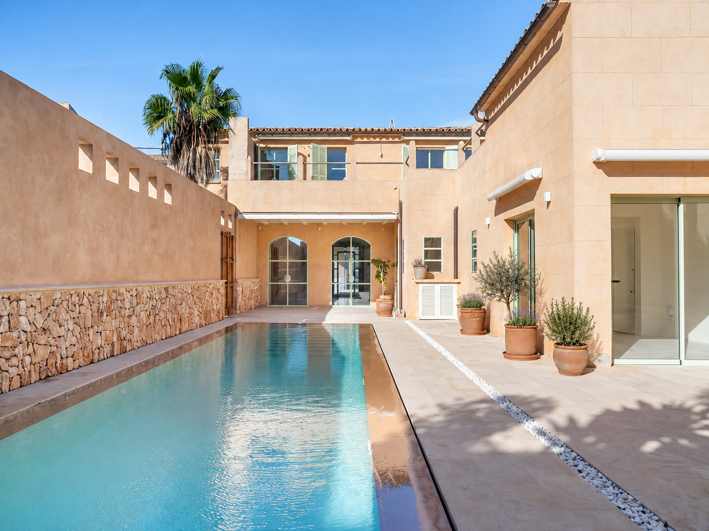 Luxurious village house with beautiful garden and pool area
