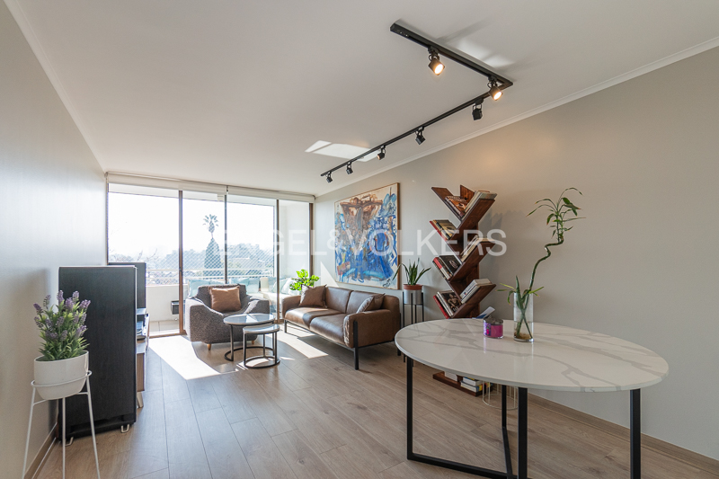 Departamento 2D 2B/Gran terraza, vista norte, Providencia · 81 m2 útiles