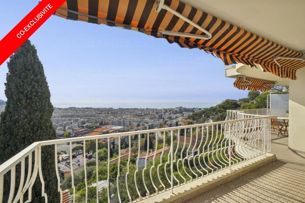 Bel appartement avec terrasse et vue panoramique
