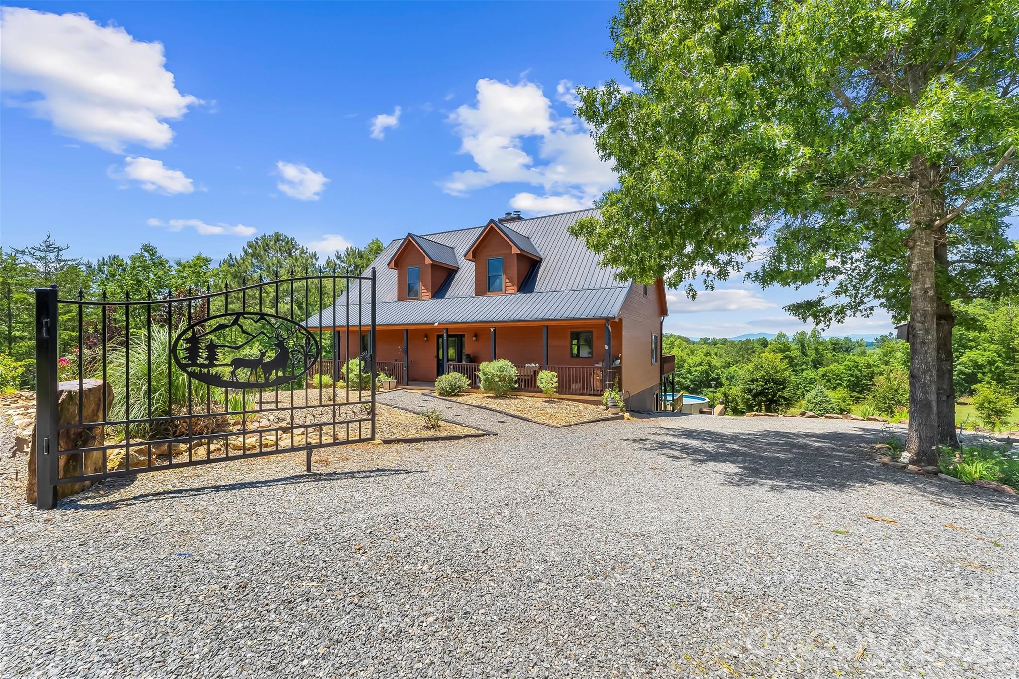Private Mountain Retreat on 12 Acres with Views