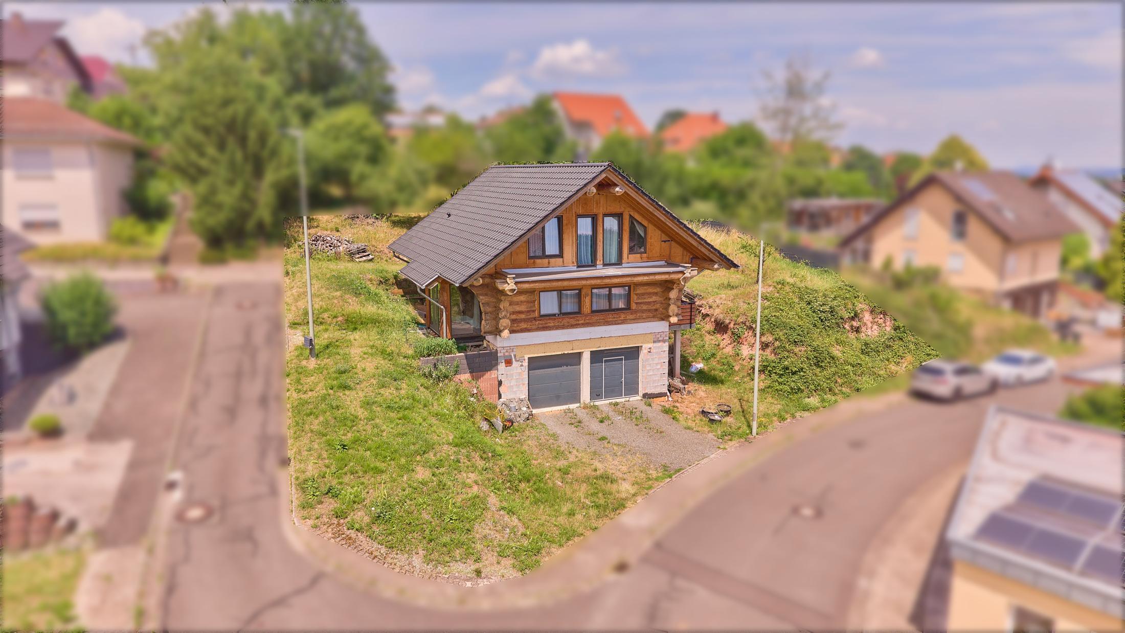 Energieeffizientes kanadisches Holz-Blockhaus aus 2019