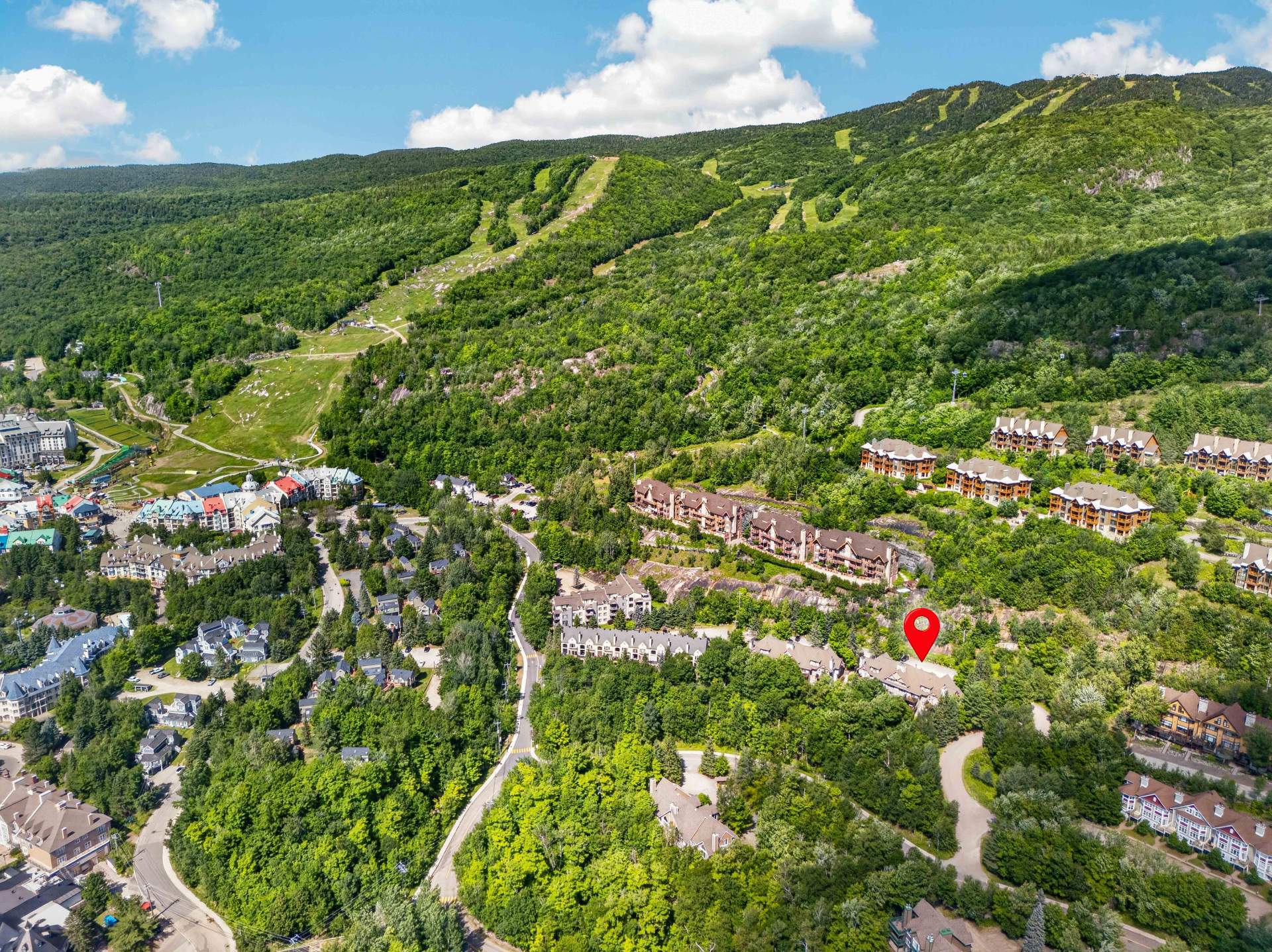 Rental of a ski-in/ski-out condo featuring 2 bedrooms