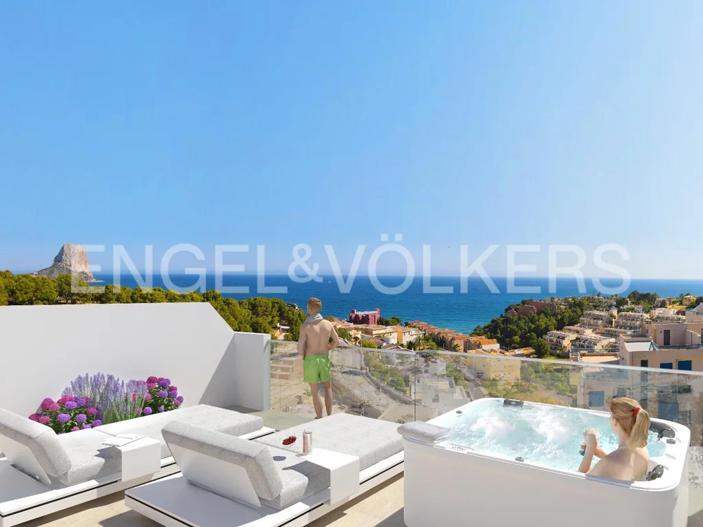 Modern new build apartment 500m from the sea in Calpe