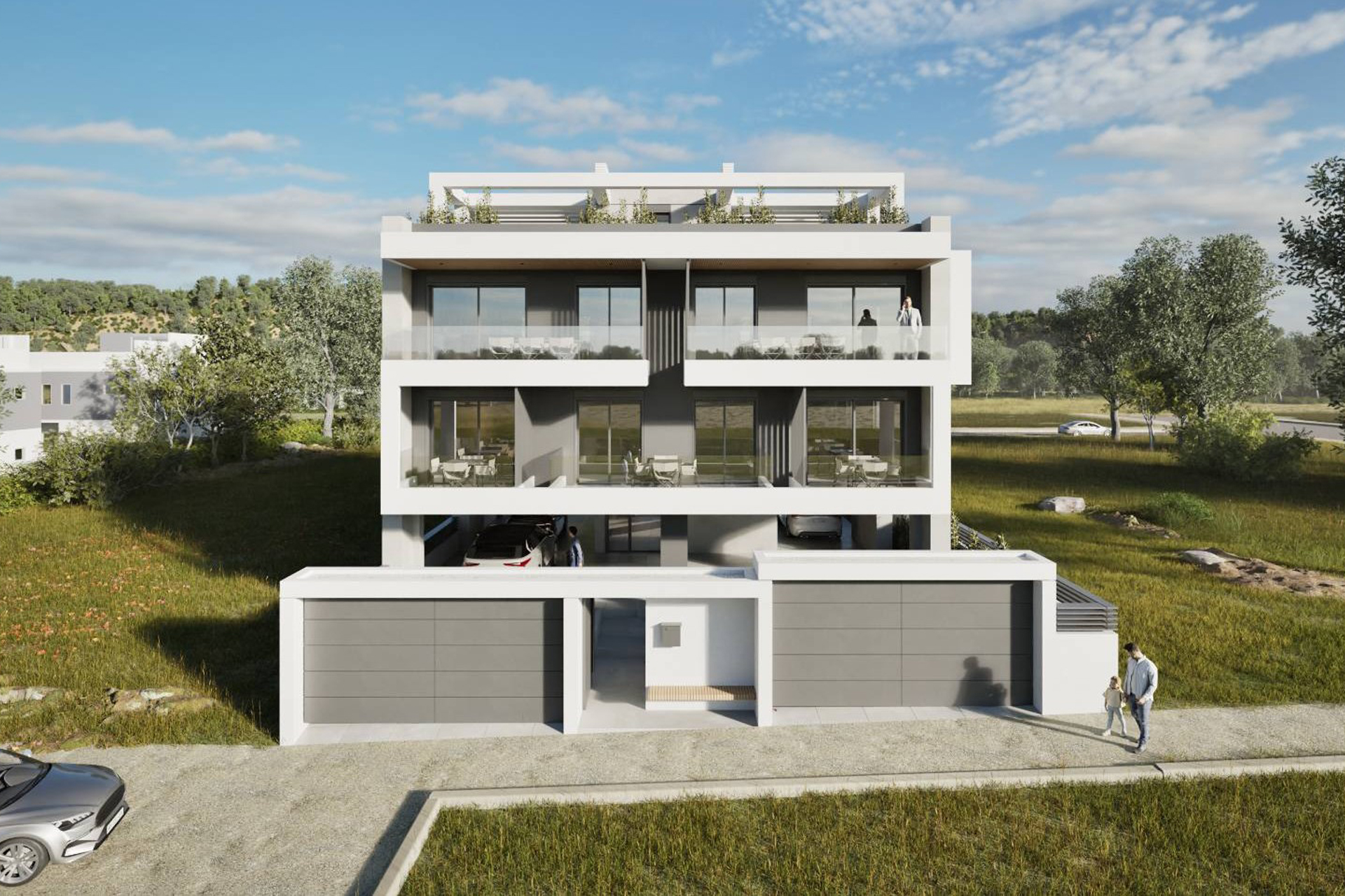 Luxury one-bedroom apartment in Thermi Extension - Dionysos