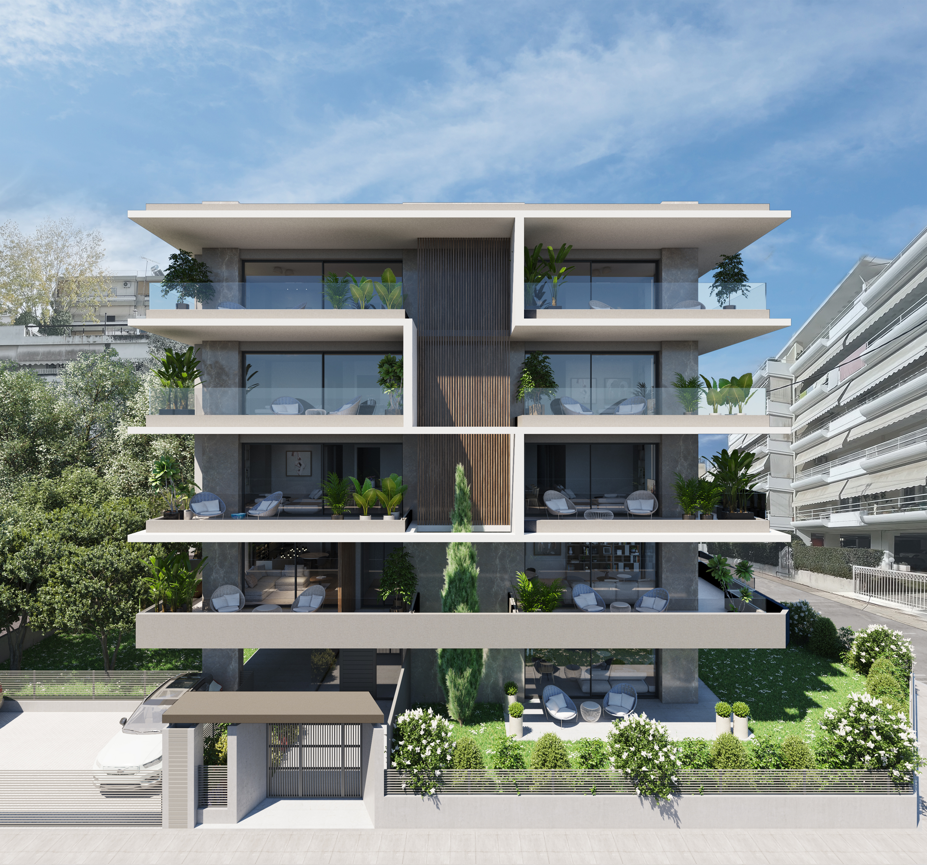 Under construction 88 sq.m apartment in Marousi