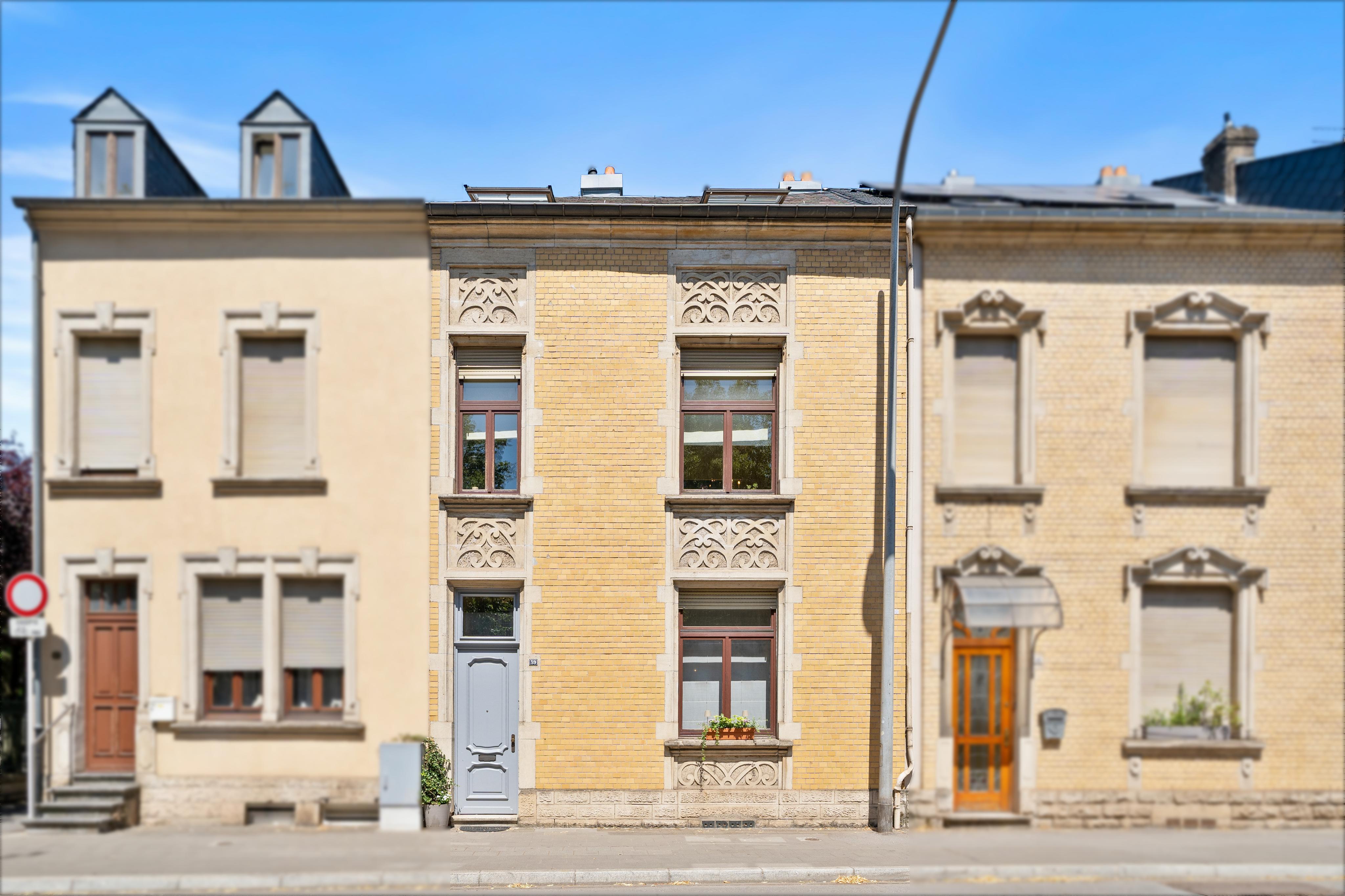 Character townhouse with a beautiful garden in the heart of Esch-sur-Alzette