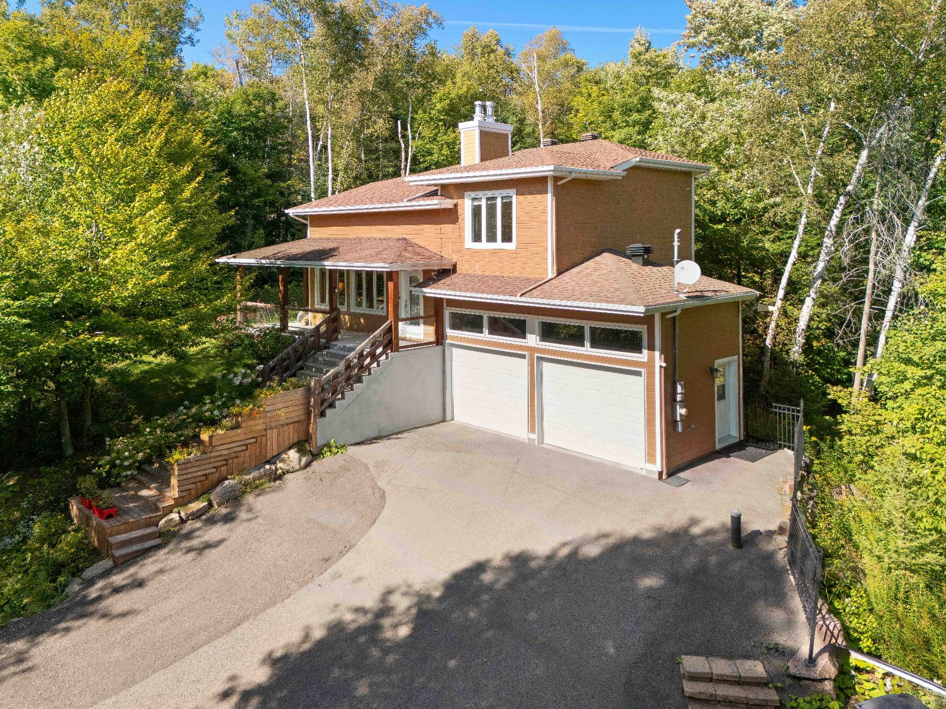 Wine Cellar, Four-Season Sunroom, and Forest Access