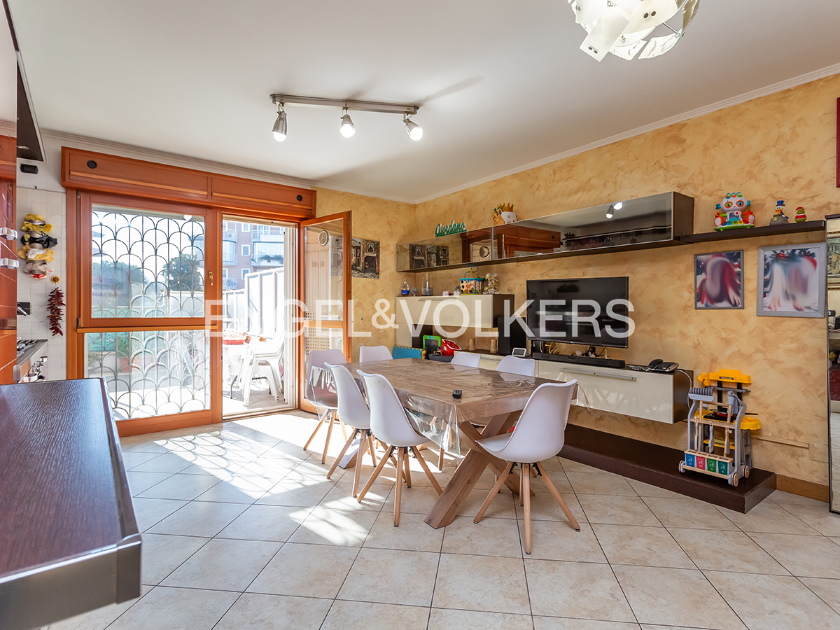 Bright, welcoming one-bedroom apartment in Vallerano