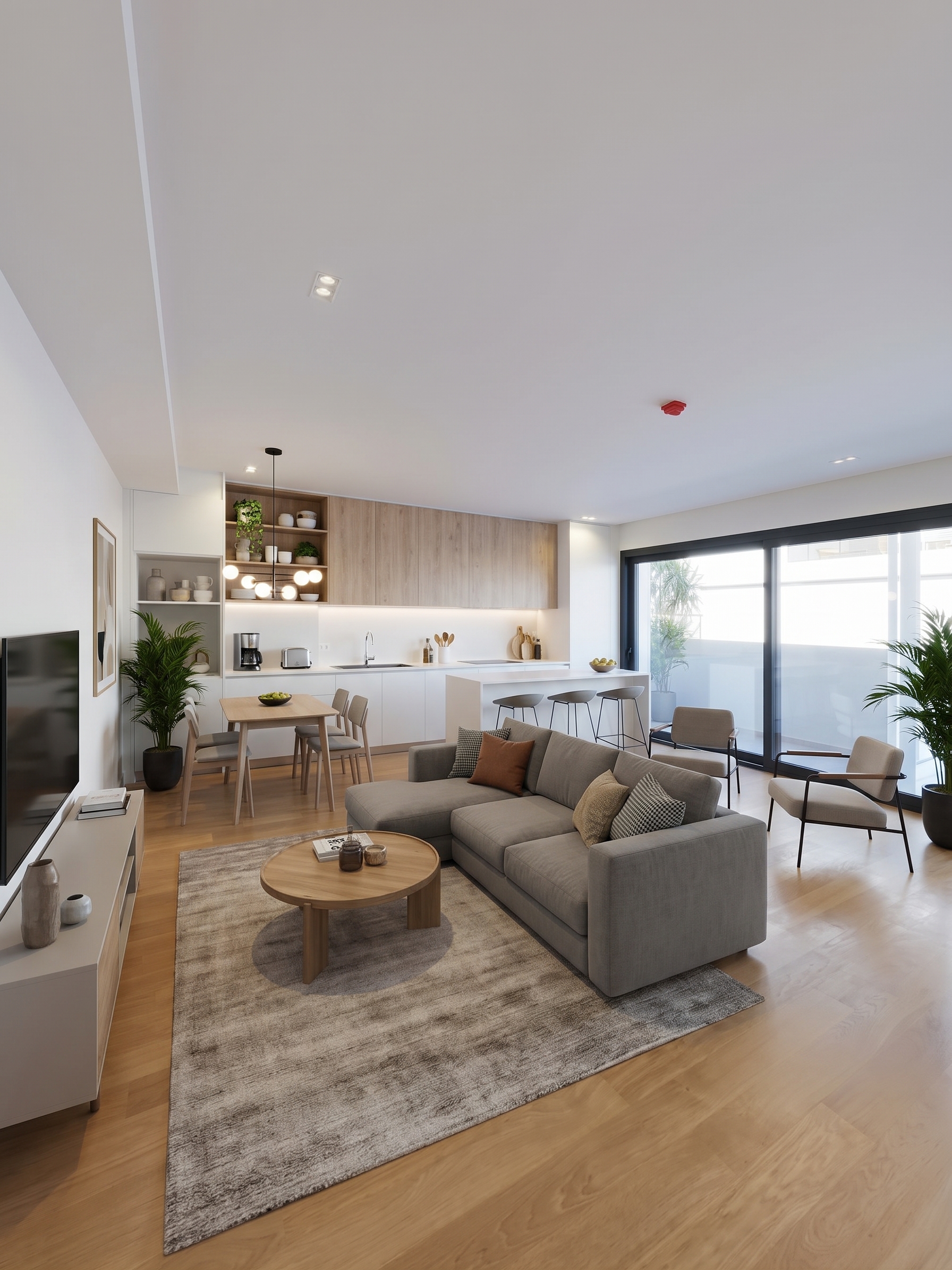 Completed newly built 4th floor apartment in Pangrati [AI-modified]