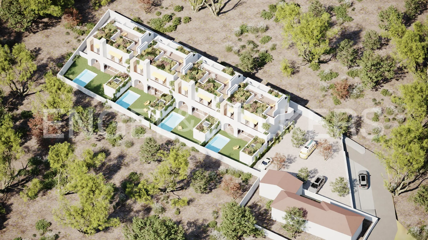 Magnifica Oportunidade Imobiliária em Sagres: Terreno com Projeto Arquitetônico Aprovado para um Condomínio de 4-T3 Casas de Luxo
