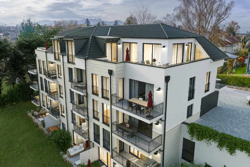 NEUBAU-3-Zimmer Stadtwohnung mit Balkon in Rosenheim