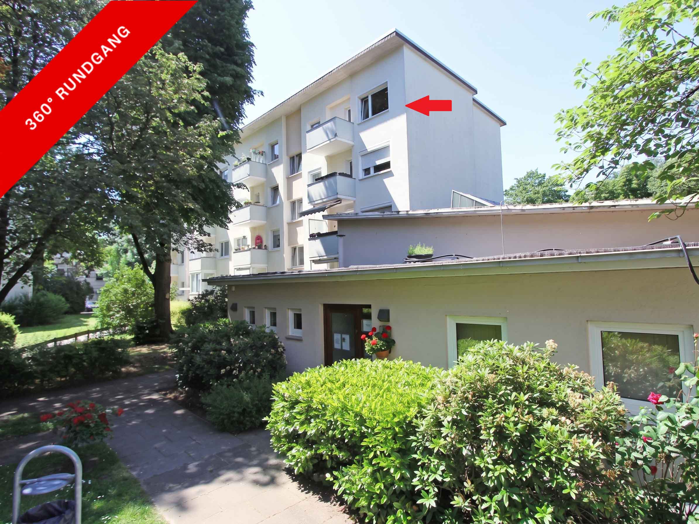 Helle 3-Zimmer Dachgeschosswohnung mit Fernwärme in Bremen-Gartenstadt Süd!