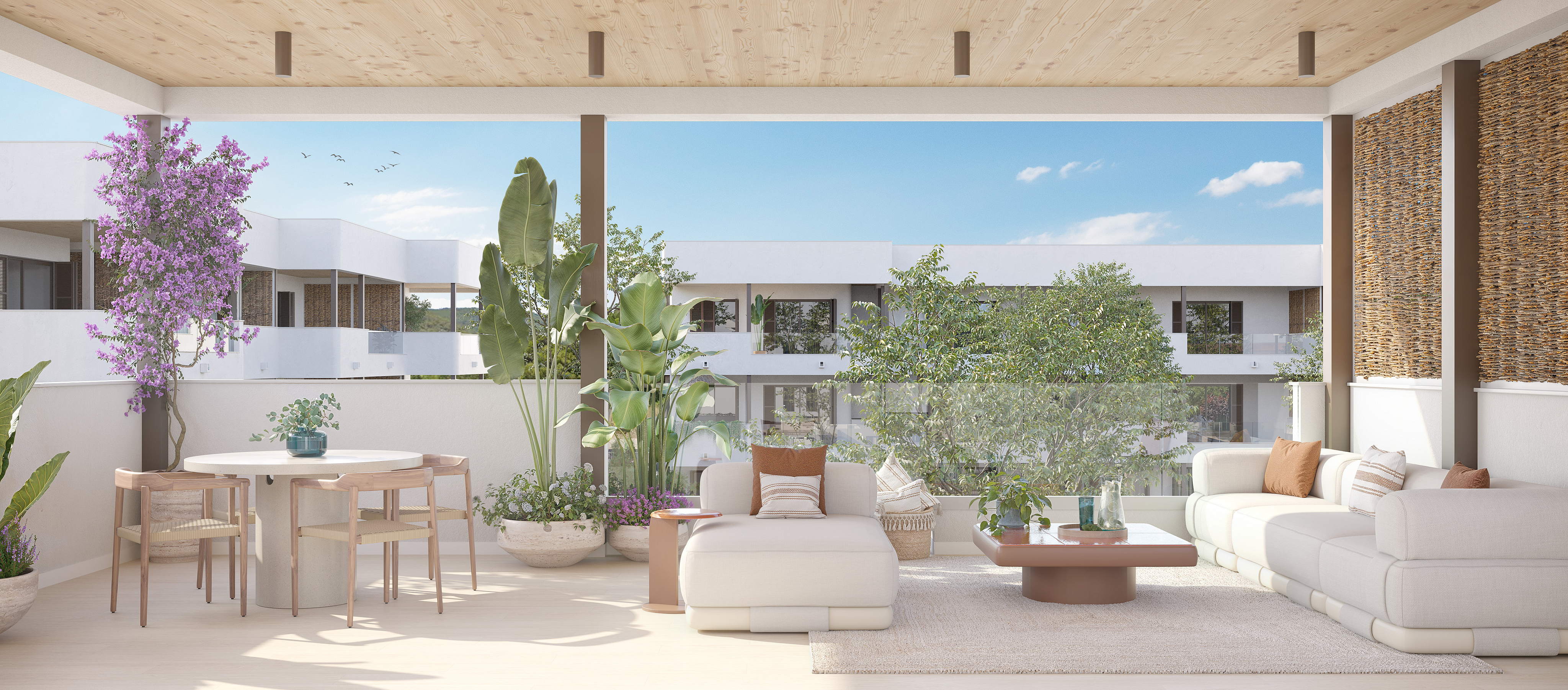 New-build two-bedroom apartment with a spacious terrace