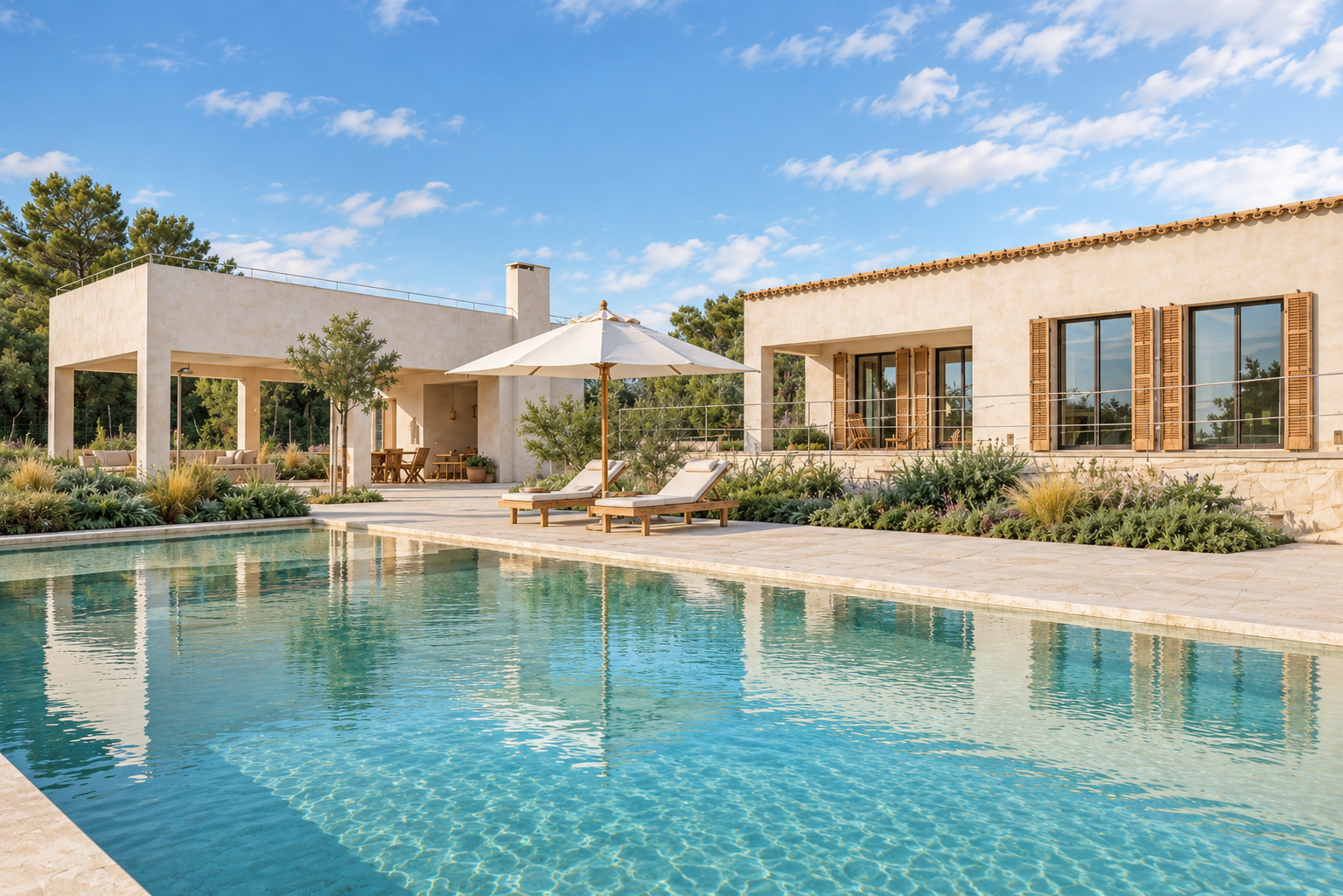 Newly built finca at the gates of Campos
