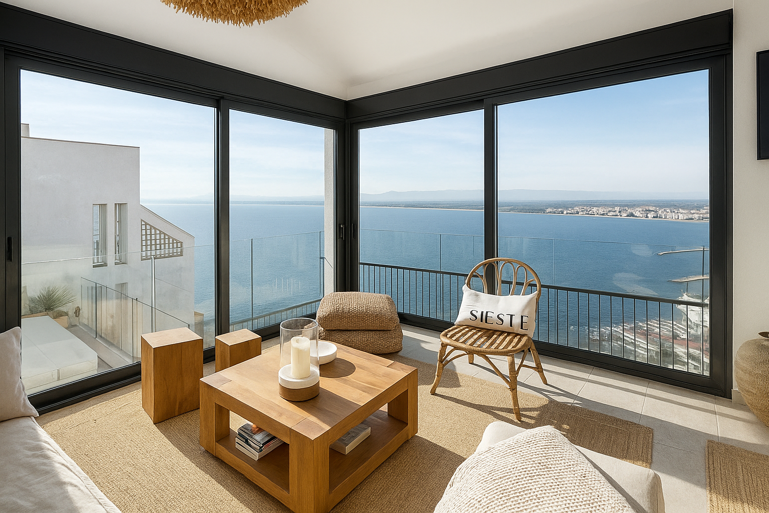 Exclusive semi-detached house with stunning sea views