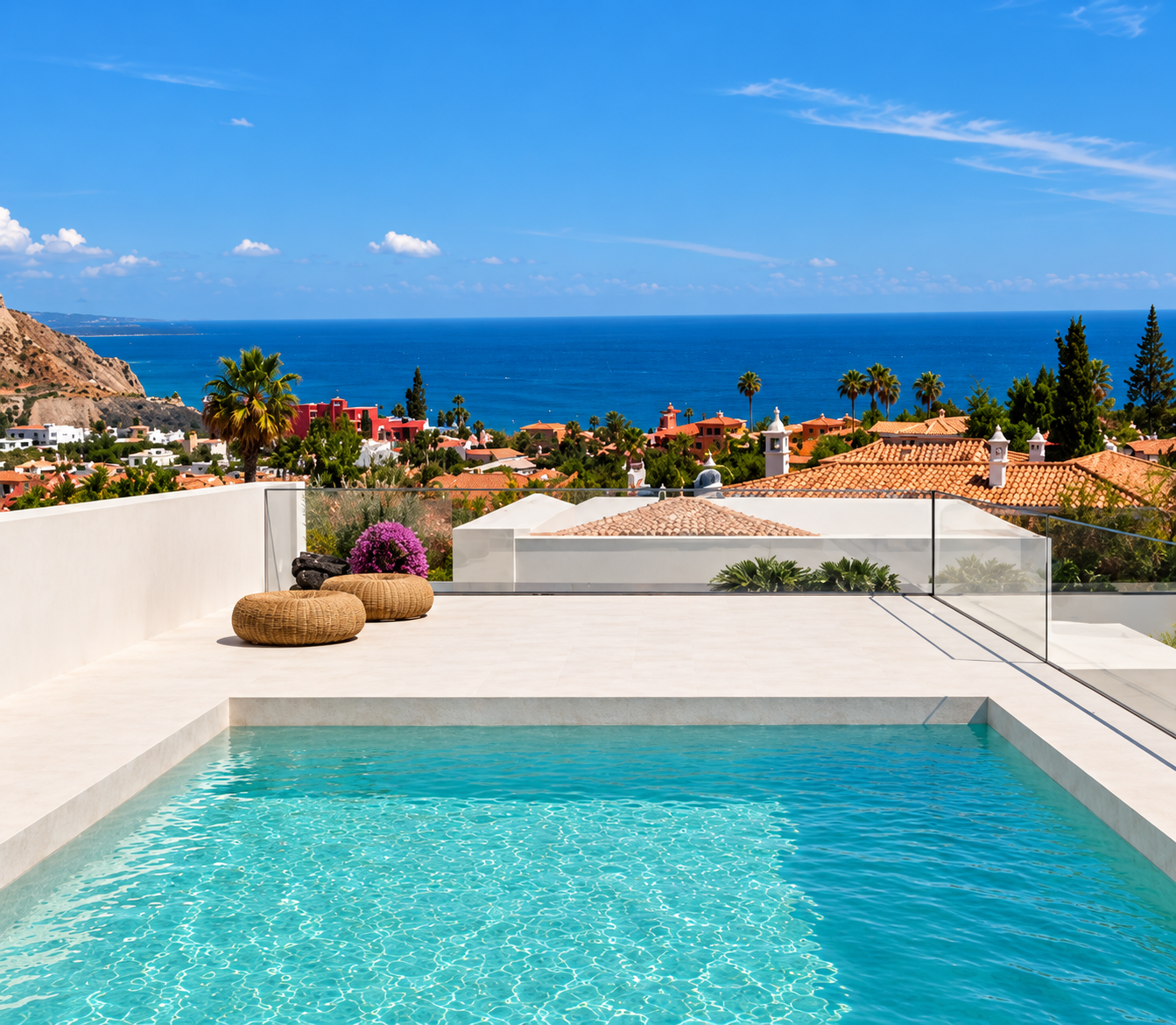 Plot with Architectural Project for a Contemporary Villa in Monte Lemos [AI-modified]