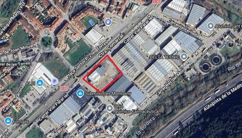 Solar industrial con nave Tipo C en venta