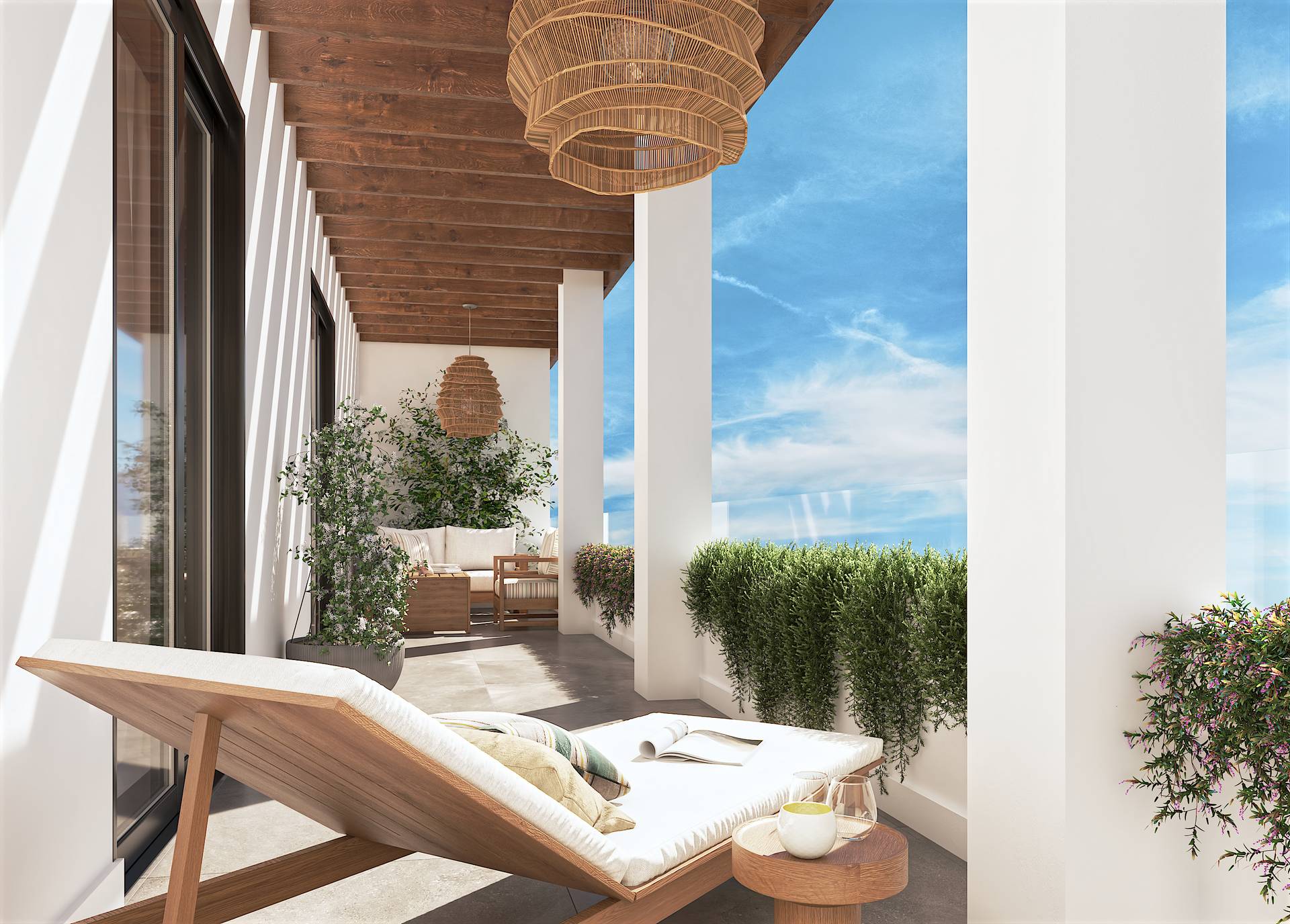 Ático de Lujo con 2 dormitorios y Gran Terraza en Zona Urbana