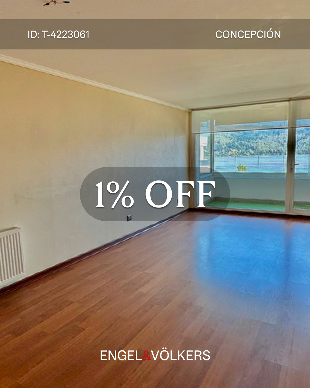 Departamento con vista al río