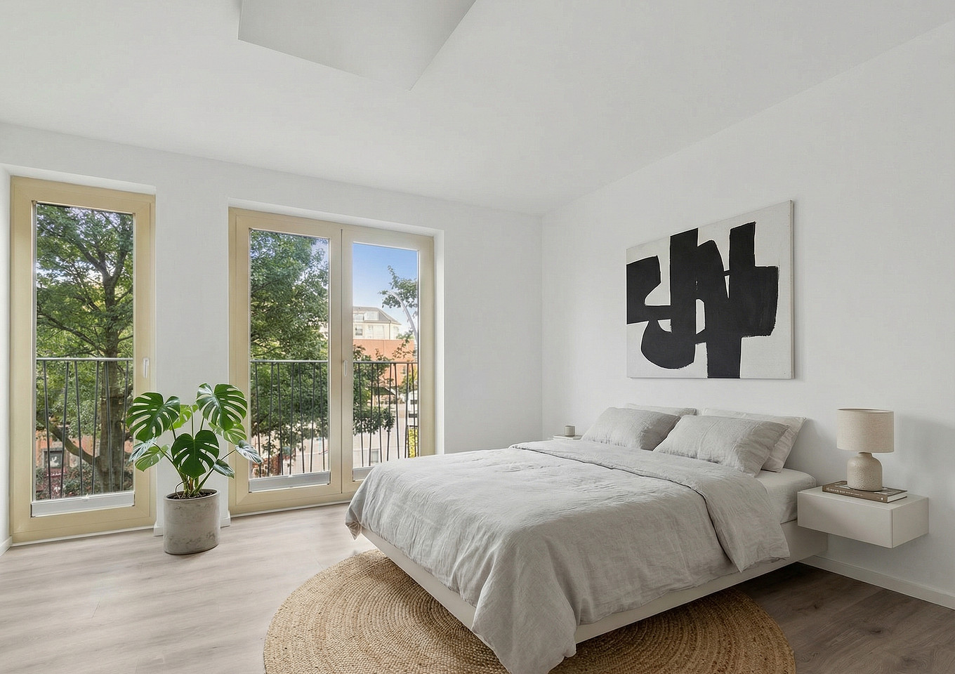 Wunderschöne Stadtwohnung mit Blick auf die Straße