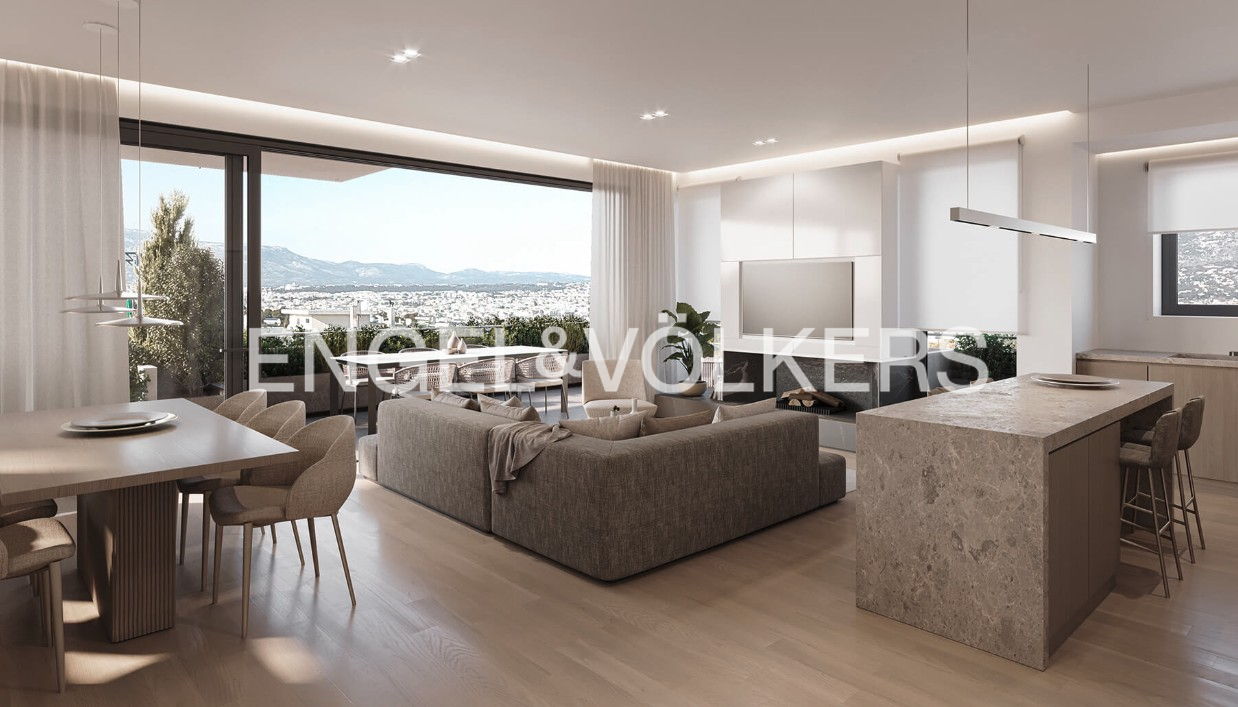 Newly built Maisonette with Excellent View in Agia Paraskevi