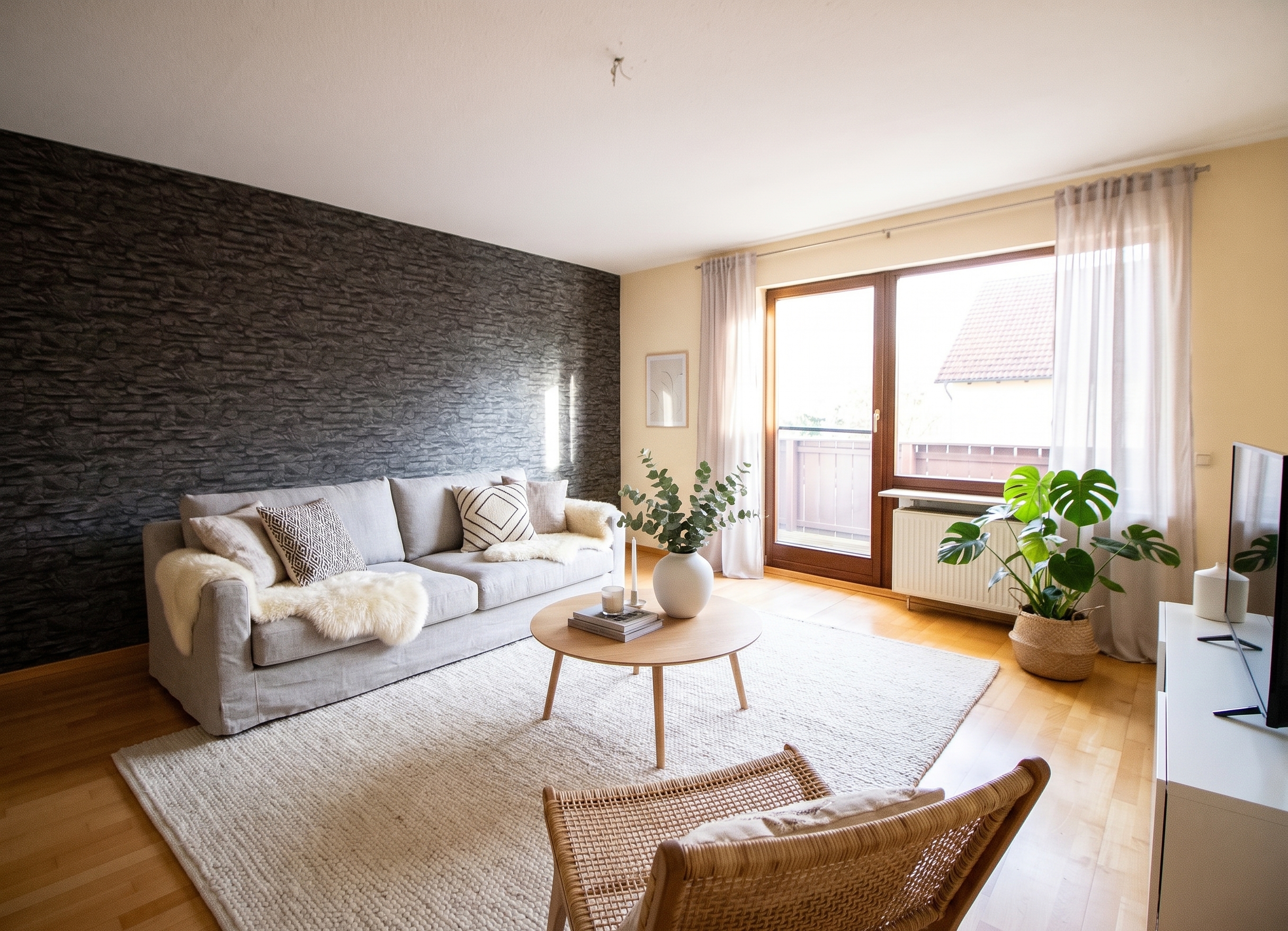 Helle und geräumige 3 1/2-Zimmer-Eigentumswohnung mit Balkon [KI-modifiziert]