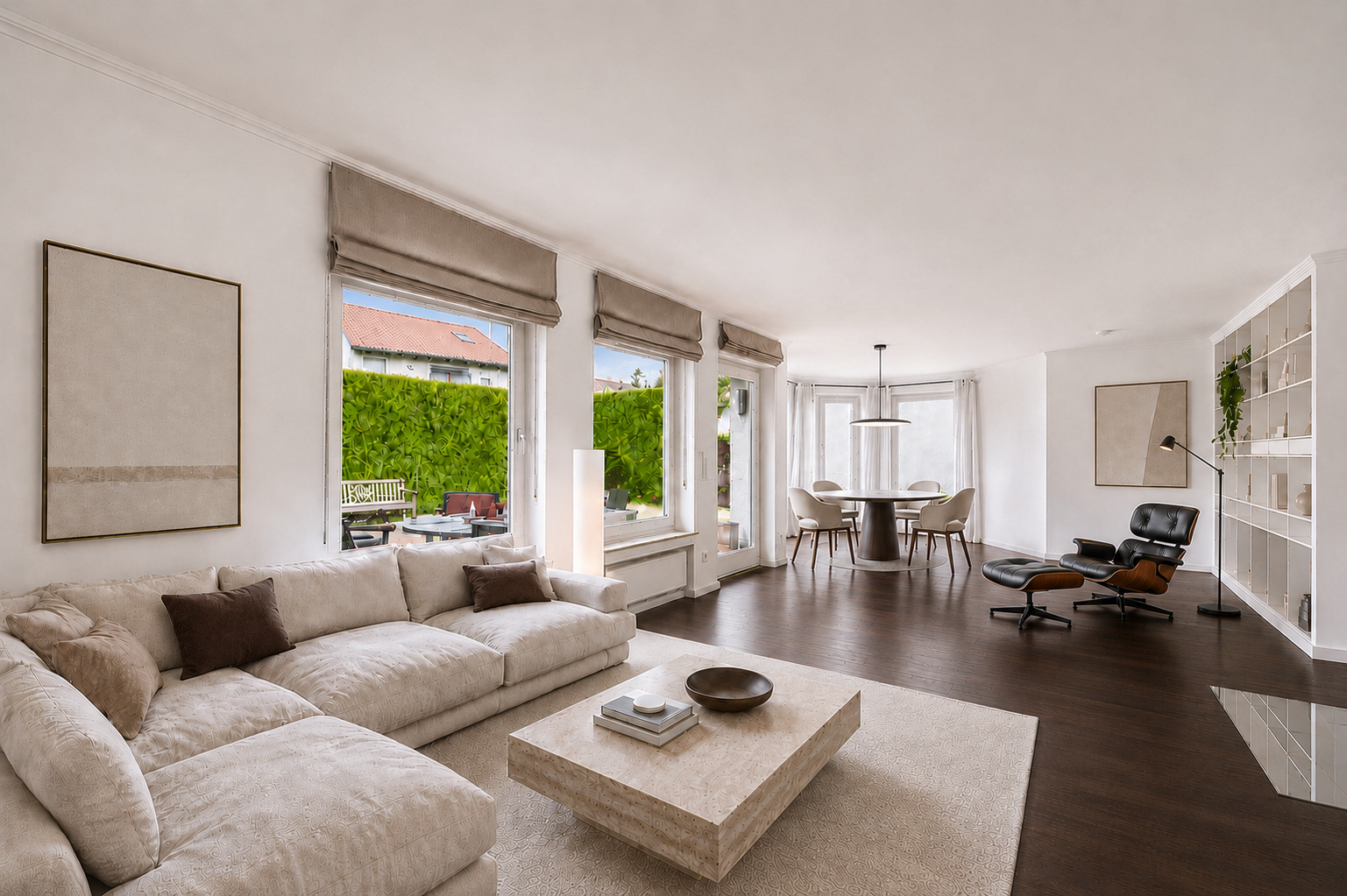 Family life in Solln – plenty of space, peace and a private garden [AI-modified]