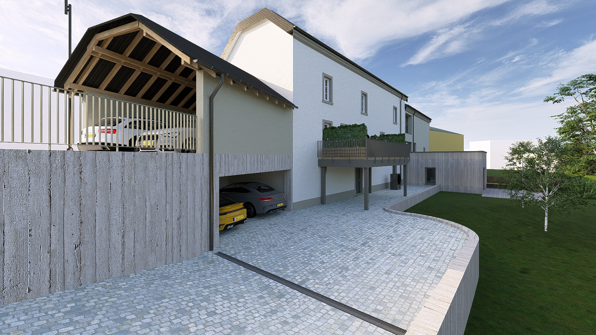 Brand-new apartment, first occupancy, with a large terrace in Bech