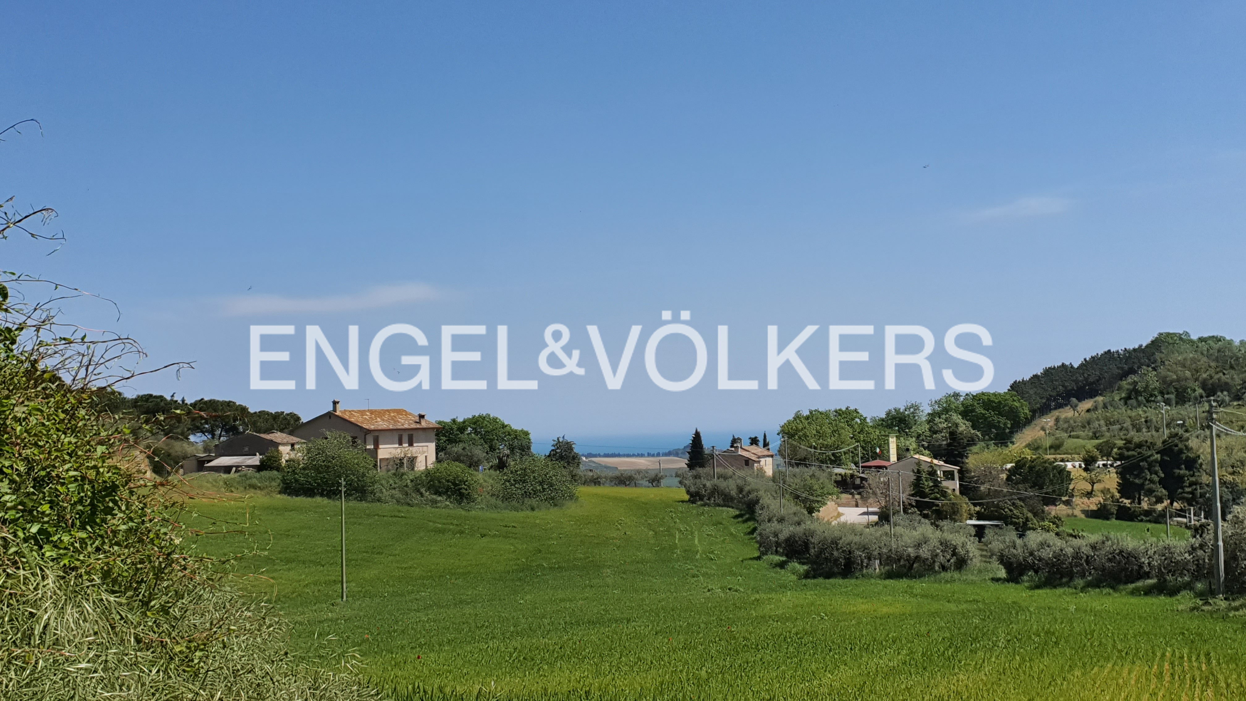 Ruins with land and breathtaking view of the Civitanova hills