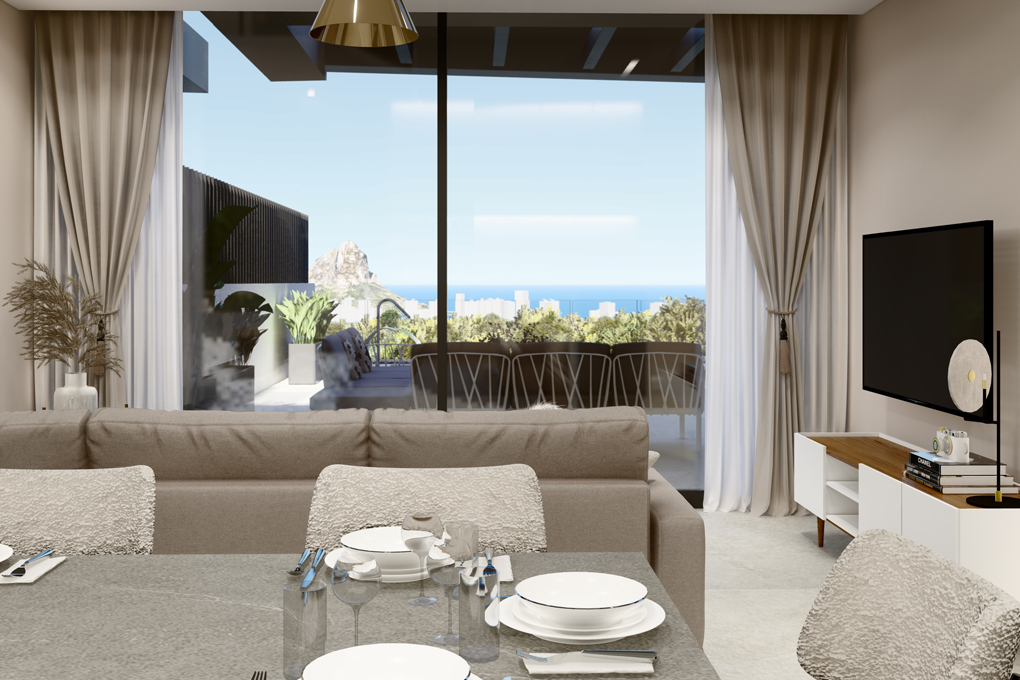 Exclusiva villa nueva con vistas al mar en Calpe