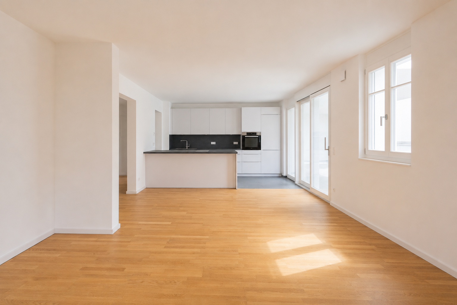 Wohnen auf höchstem Niveau: Exklusive Wohnung mit KfW-55-Standard und großer West-Terrasse!