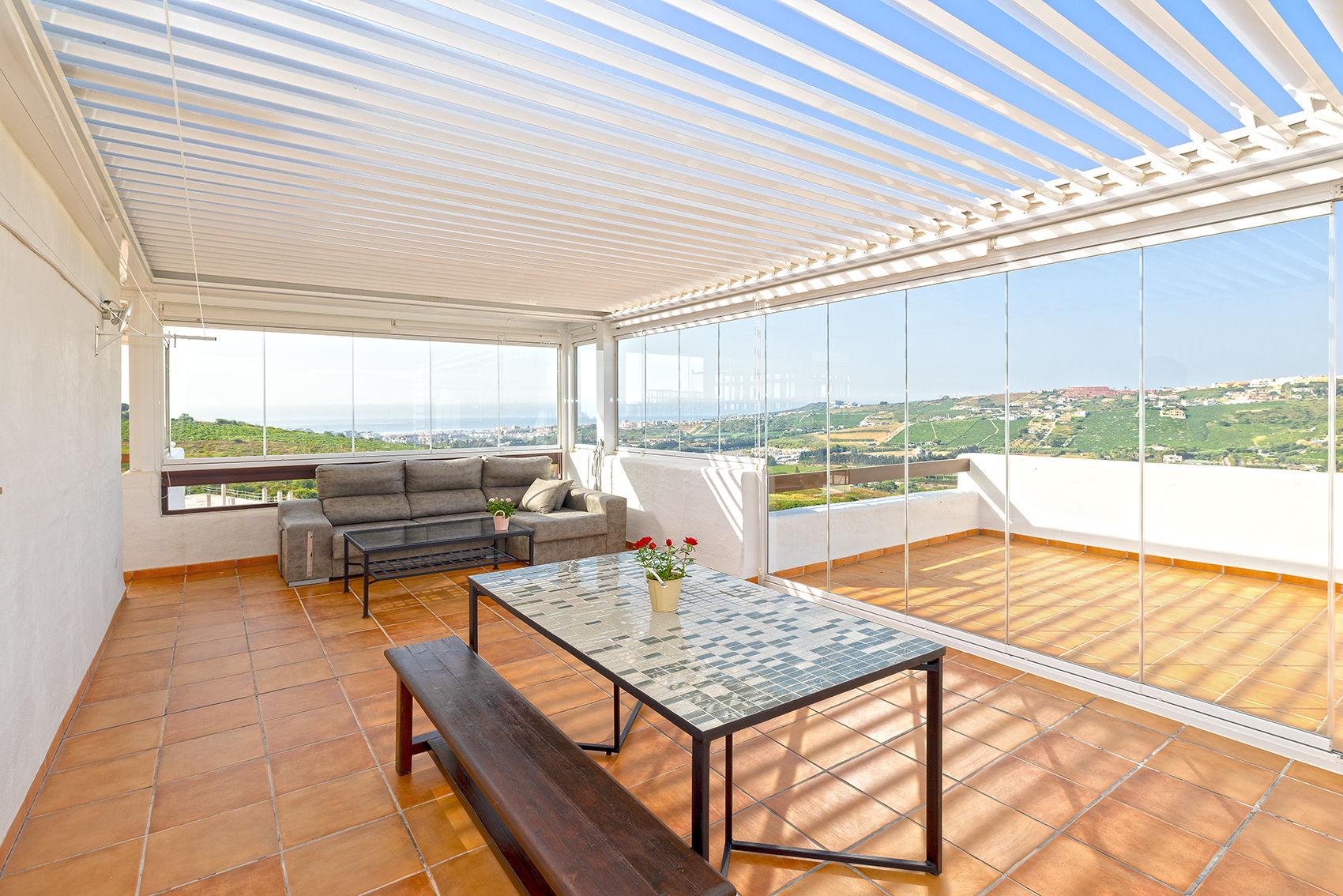 Peaceful 2-Bedroom Penthouse with Expansive Terraces, Panoramic Views and Excellent Investment Potential
