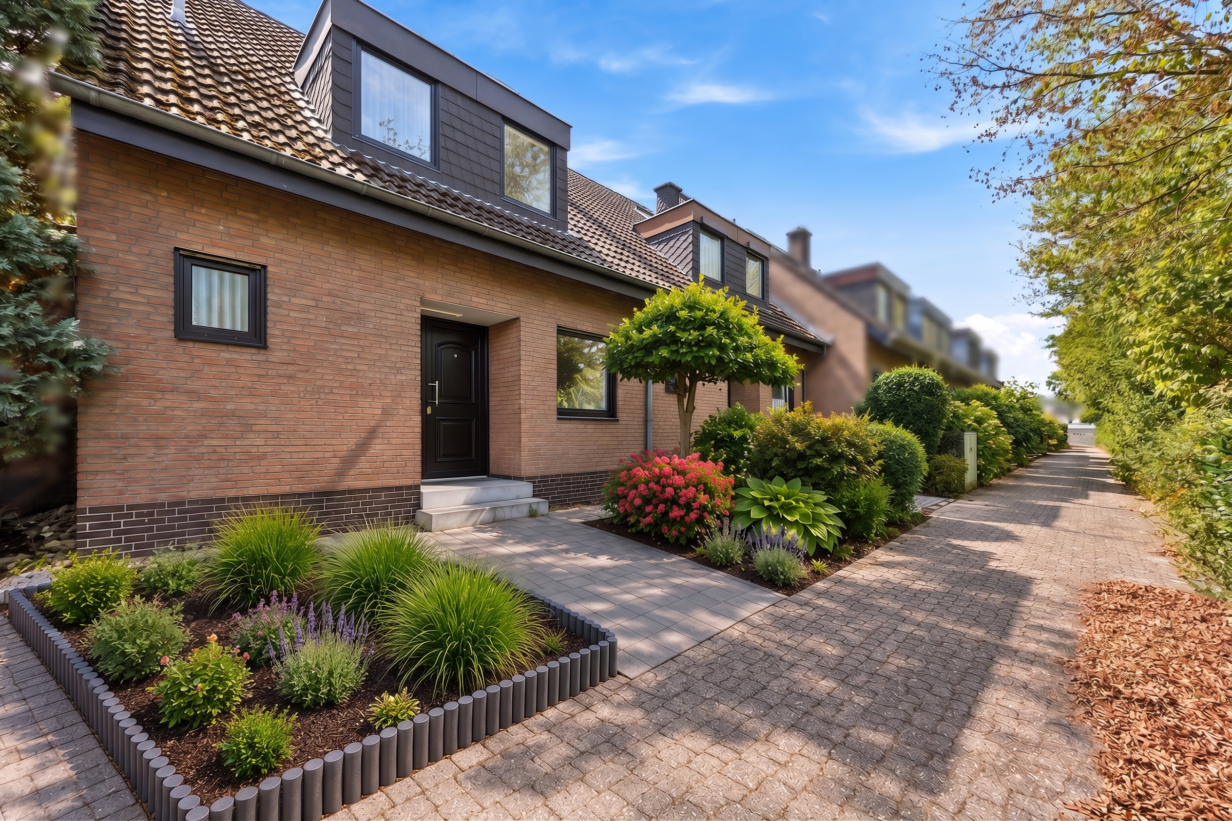 Charming single-family home in central Kaarst [AI-modified]