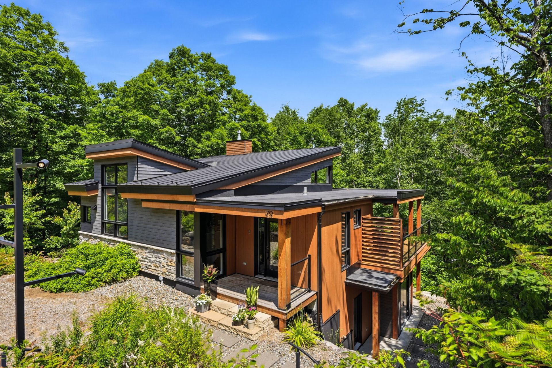 Contemporary ski-in/ski-out residence